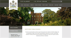 Desktop Screenshot of hertford.gov.uk