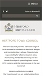 Mobile Screenshot of hertford.gov.uk
